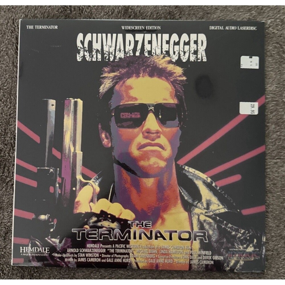 TERMINATOR IMAGE ENTERTAINMENT WIDE SCREEN DIGITAL AUDIO LASTERDISC